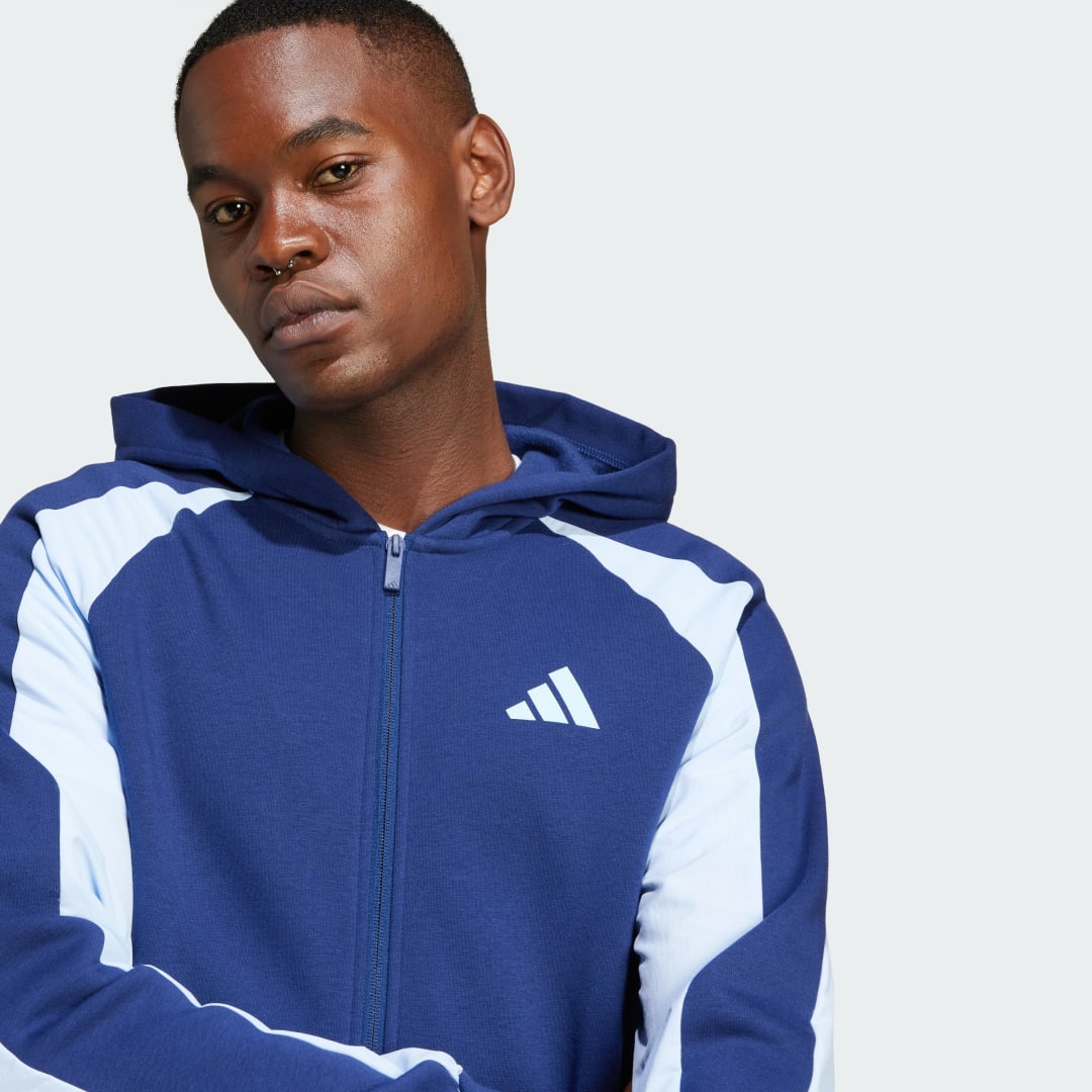Adidas Seasonal Essentials Colorblock Ritshoodie