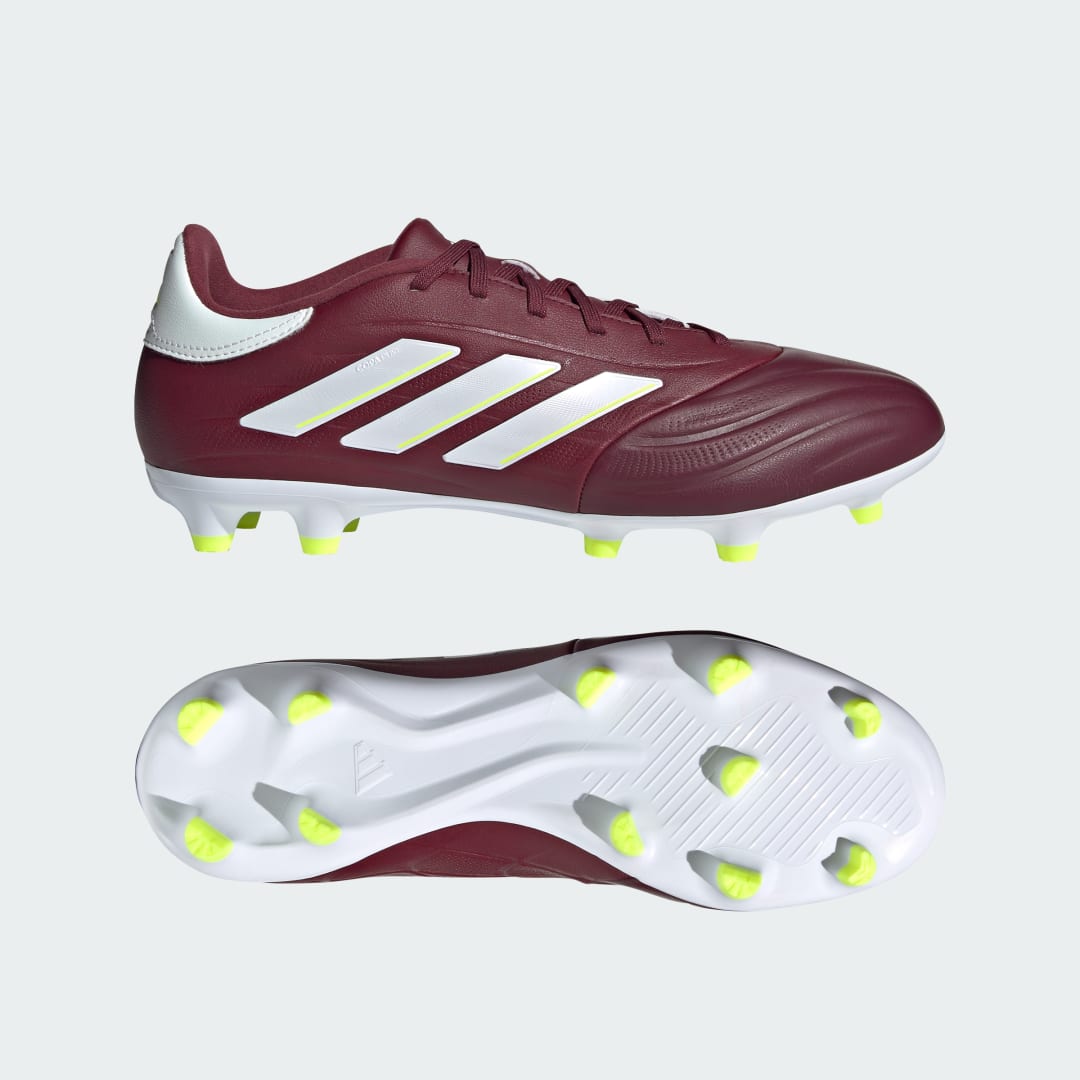 

adidas Guayos Copa Pure II League Terreno Firme Unisex, Blanco