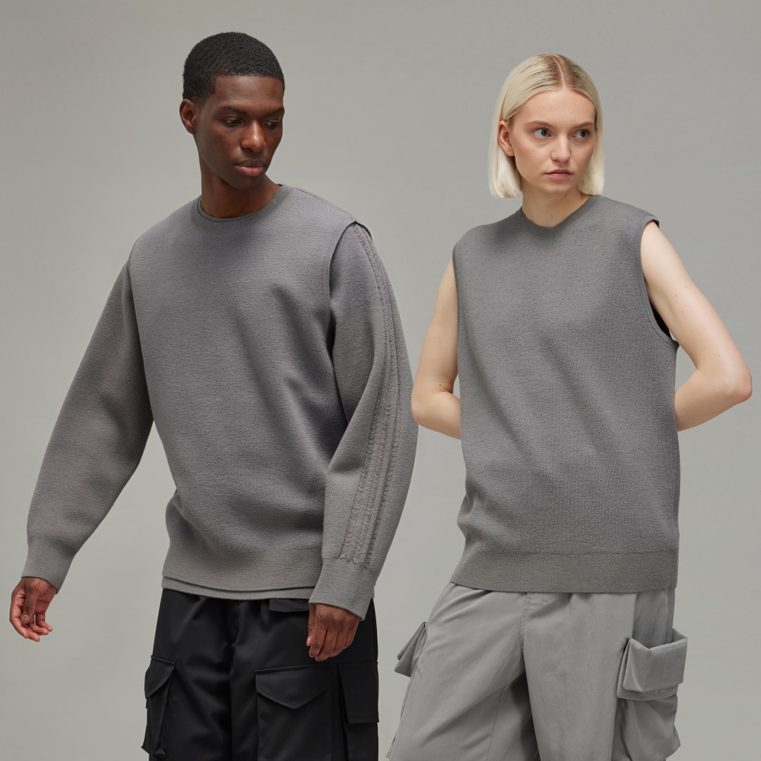 Adidas Y-3-Stripes Knit Spencer