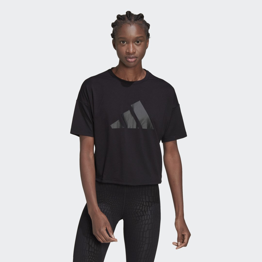 adidas Train Icons 3 Bar Logo Tee