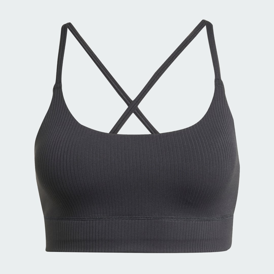 Brassière longue adidas All Me Support Rib Bra - vue 4