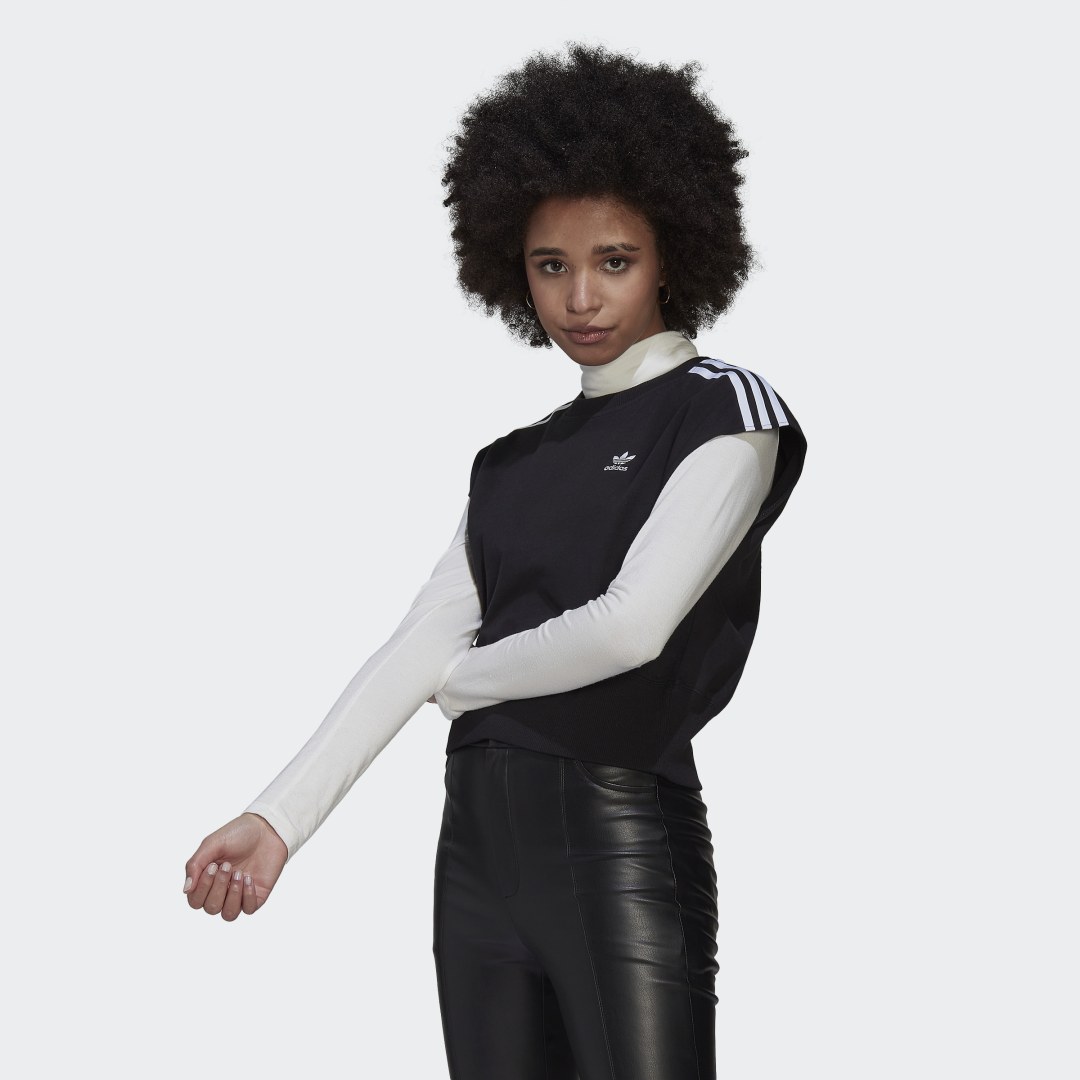 T-shirt cintré à la taille Adicolor Classics