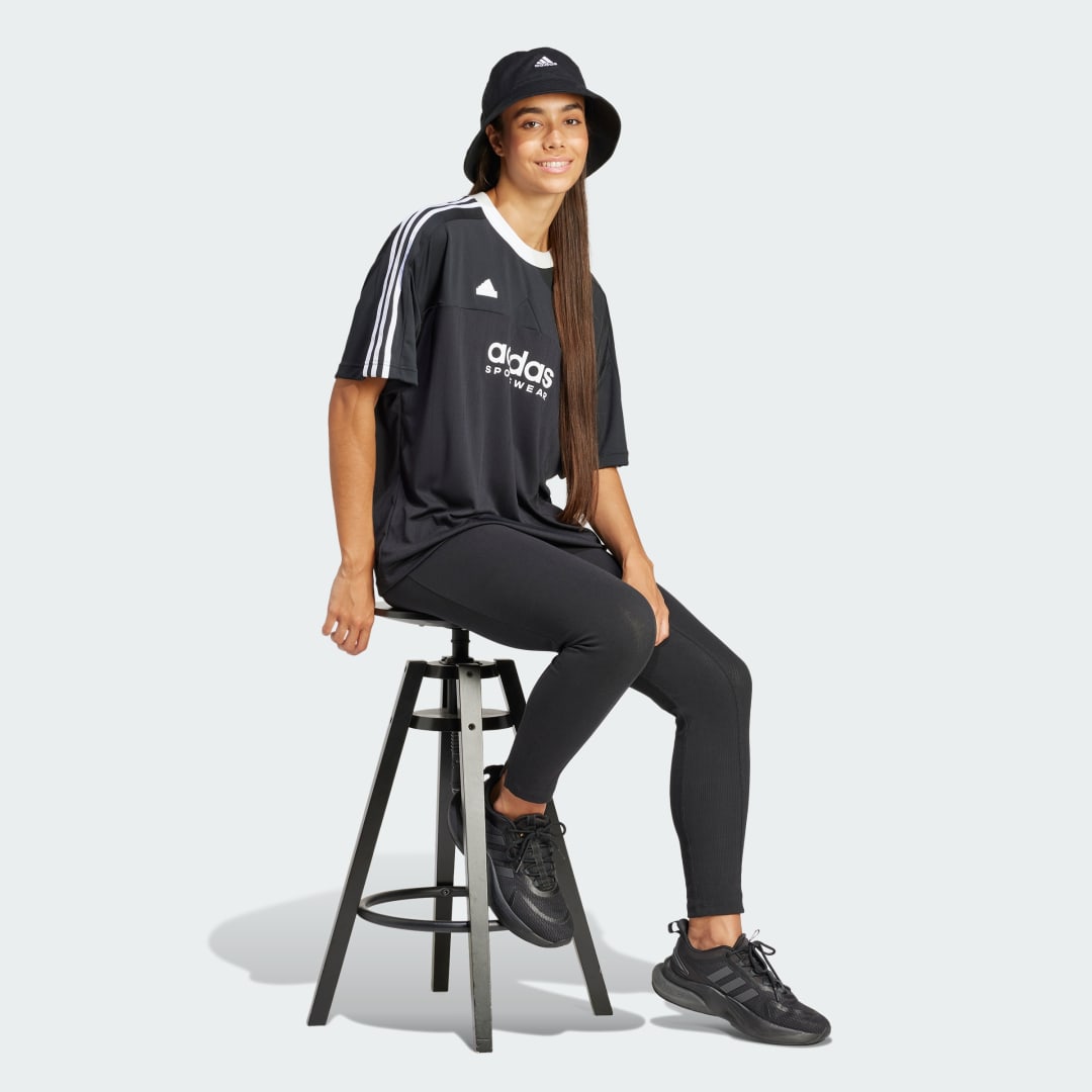 Adidas Sportswear Lounge Ribbed High-Waist 7 8 Legging