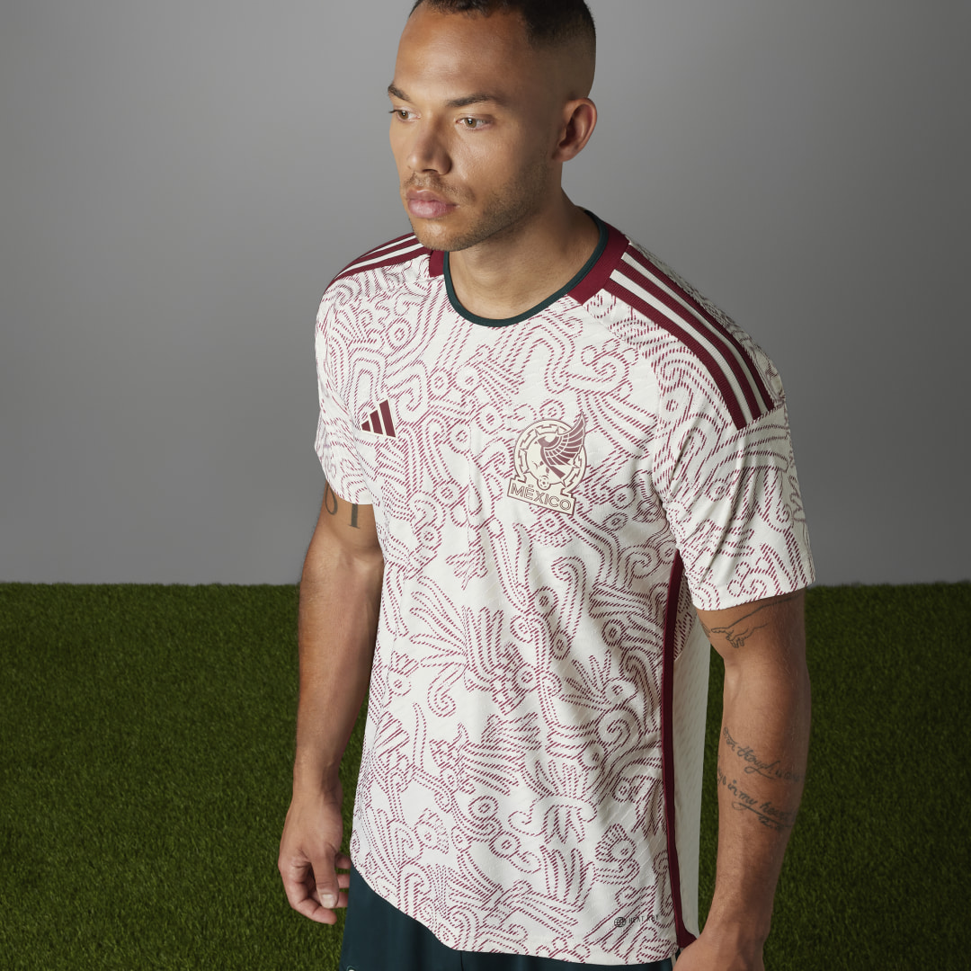 

adidas Jersey Visitante Authentic Selección Nacional de México Hombre, Wonder blanco