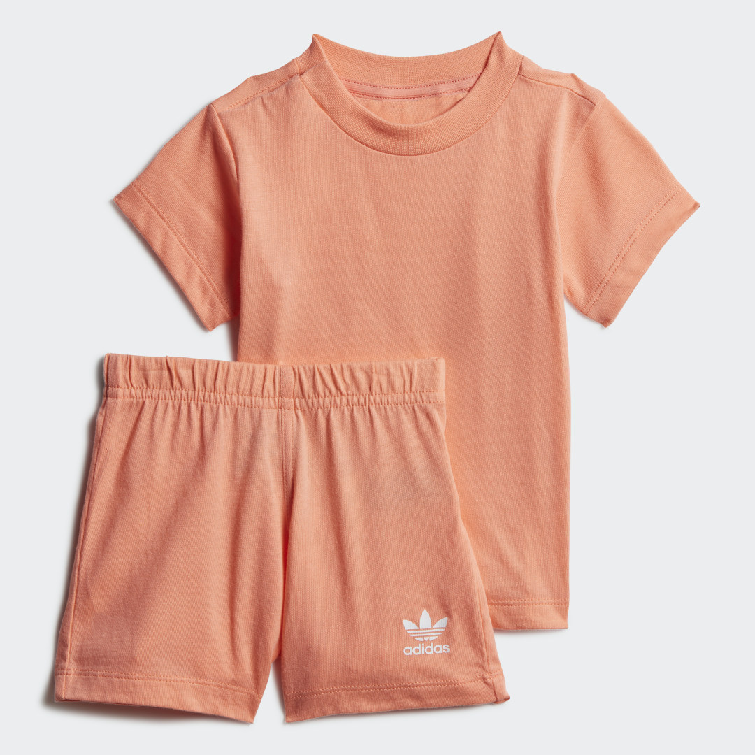 Комплект: футболка и шорты Big Trefoil adidas Originals