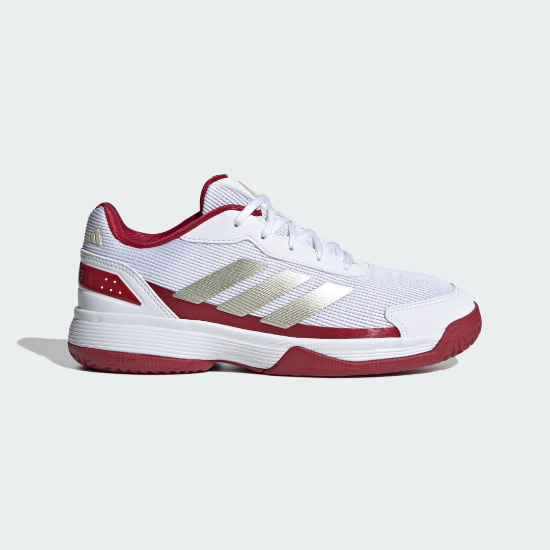 Adidas Crazyquick Kids Padel Cloud White / Ice Gold Met. / Cloud White