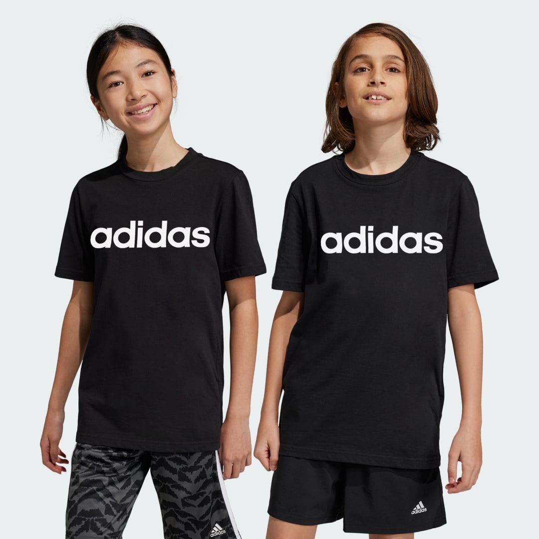 Image of T-shirt Essentials Linear Logo Cotton