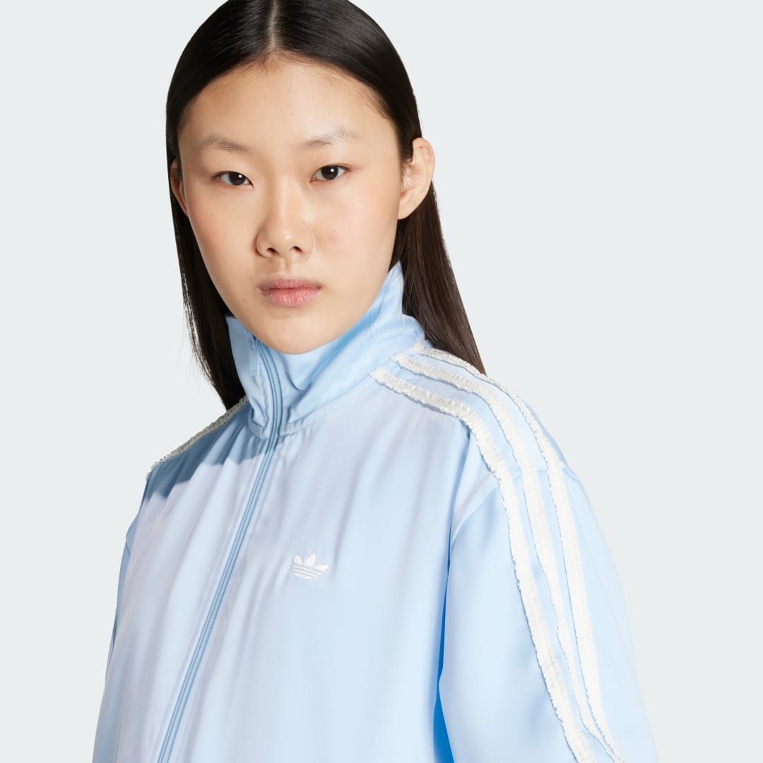 Adidas Originals Satin Firebird Trainingsjack Ruches 3-Stripes
