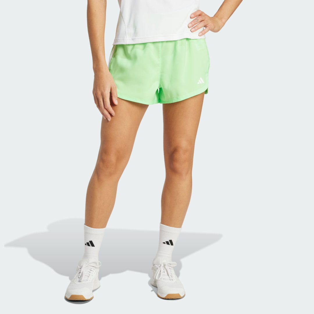 Adidas Pacer Training 3-Stripes Geweven High-Rise Short