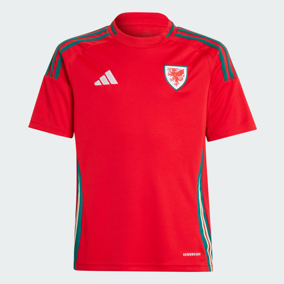 Adidas Perfor ce Wales 24 Home Jersey Kids