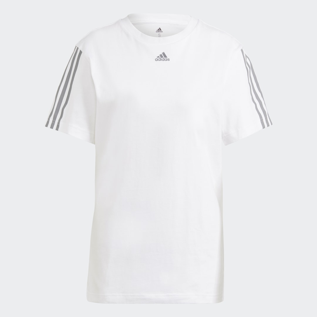 фото Футболка boyfriend cut 3-stripes adidas sport inspired