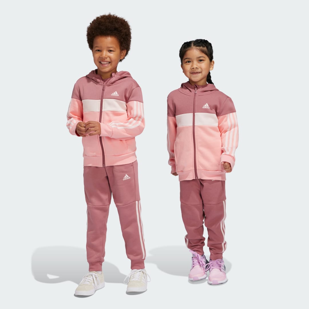 Image of Tuta Tiberio 3-Stripes Colorblock Fleece Kids cod002