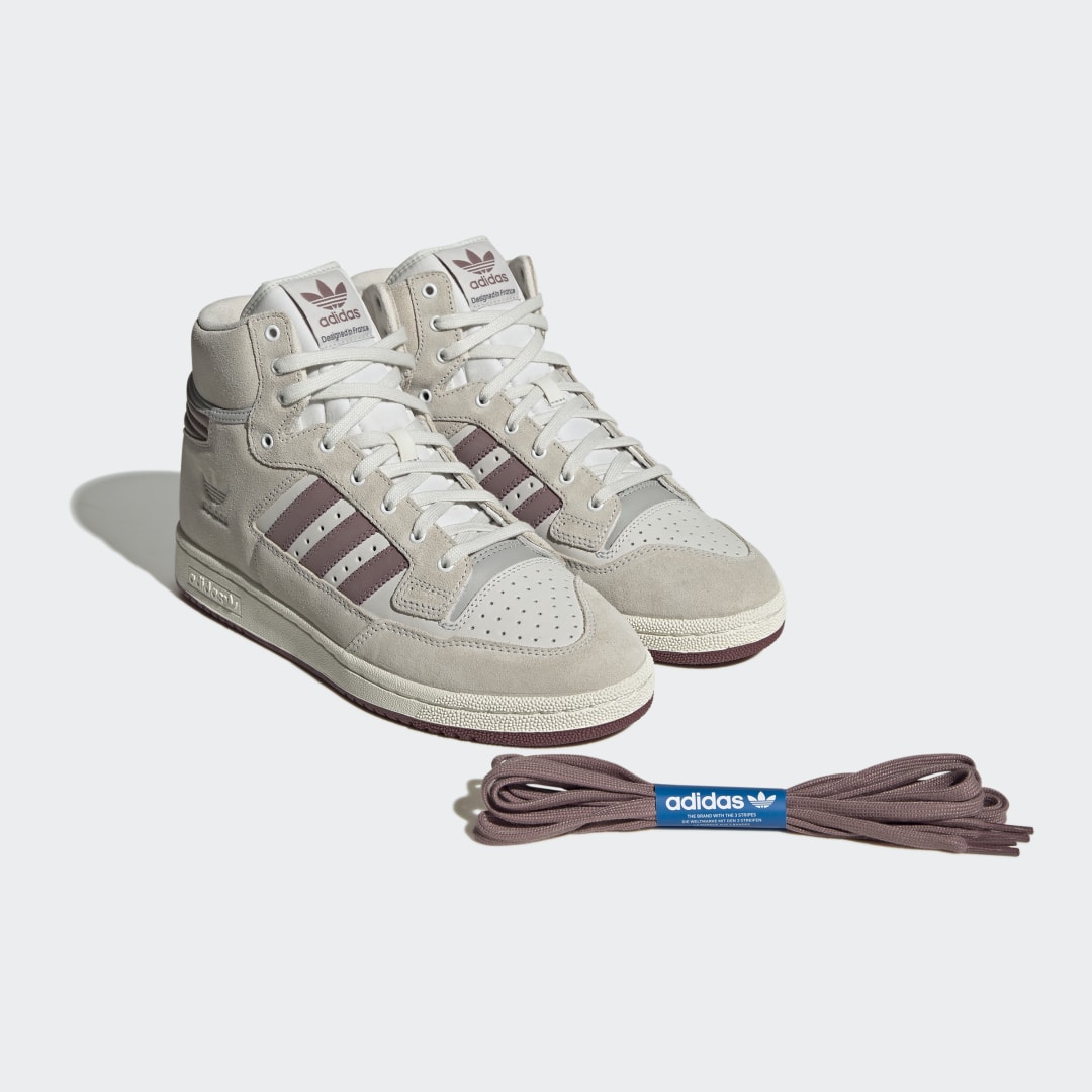 

adidas Tenis Centennial 85 High Unisex, Crystal blanco/morado/burgundy