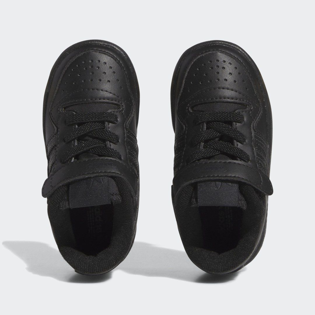 

adidas Tenis Forum Low Niño, Negro/negro/negro