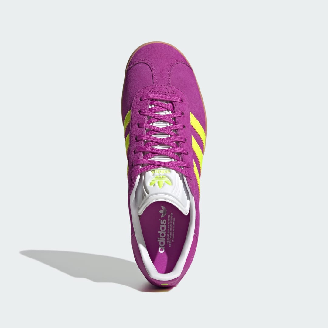 Adidas Gazelle sneaker Purple Burst / Solar Yellow / Off White