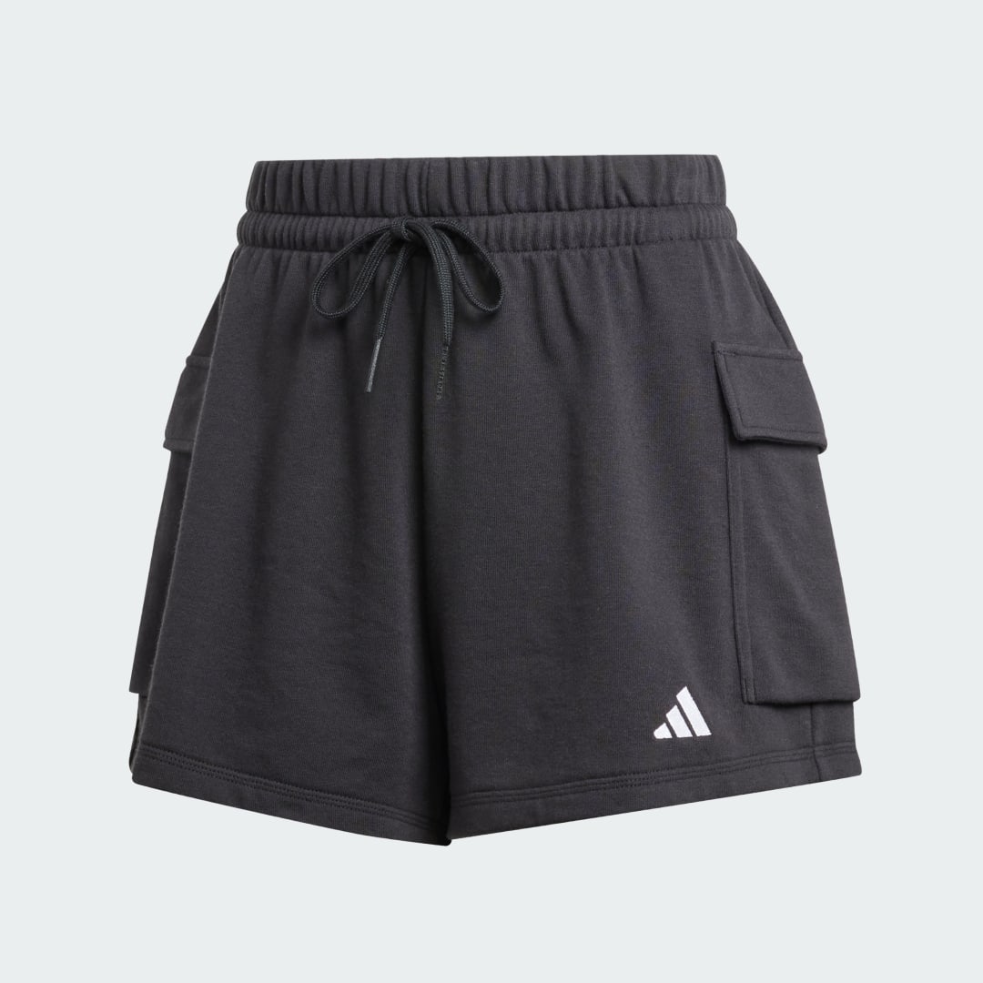 Adidas Essentials Small Logo French Terry Cargo Short
