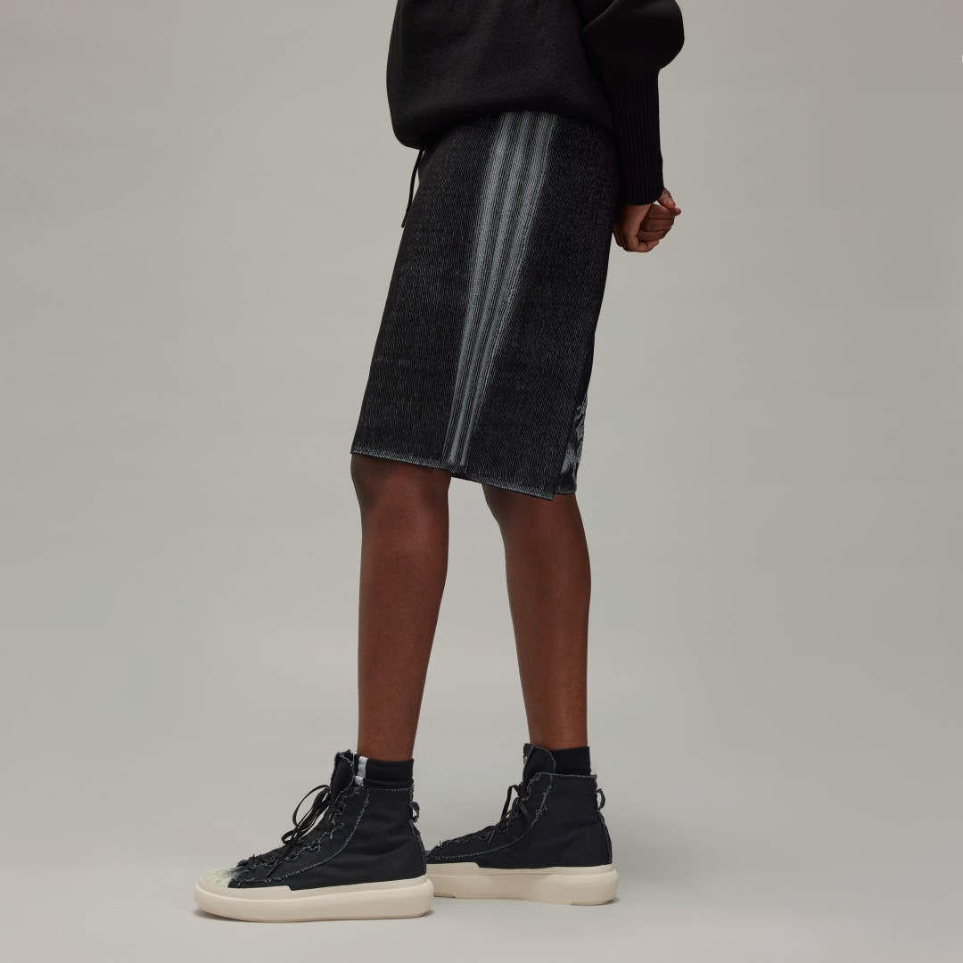 

adidas Shorts Y-3 Graphic Knit Unisex, Negro/blanco