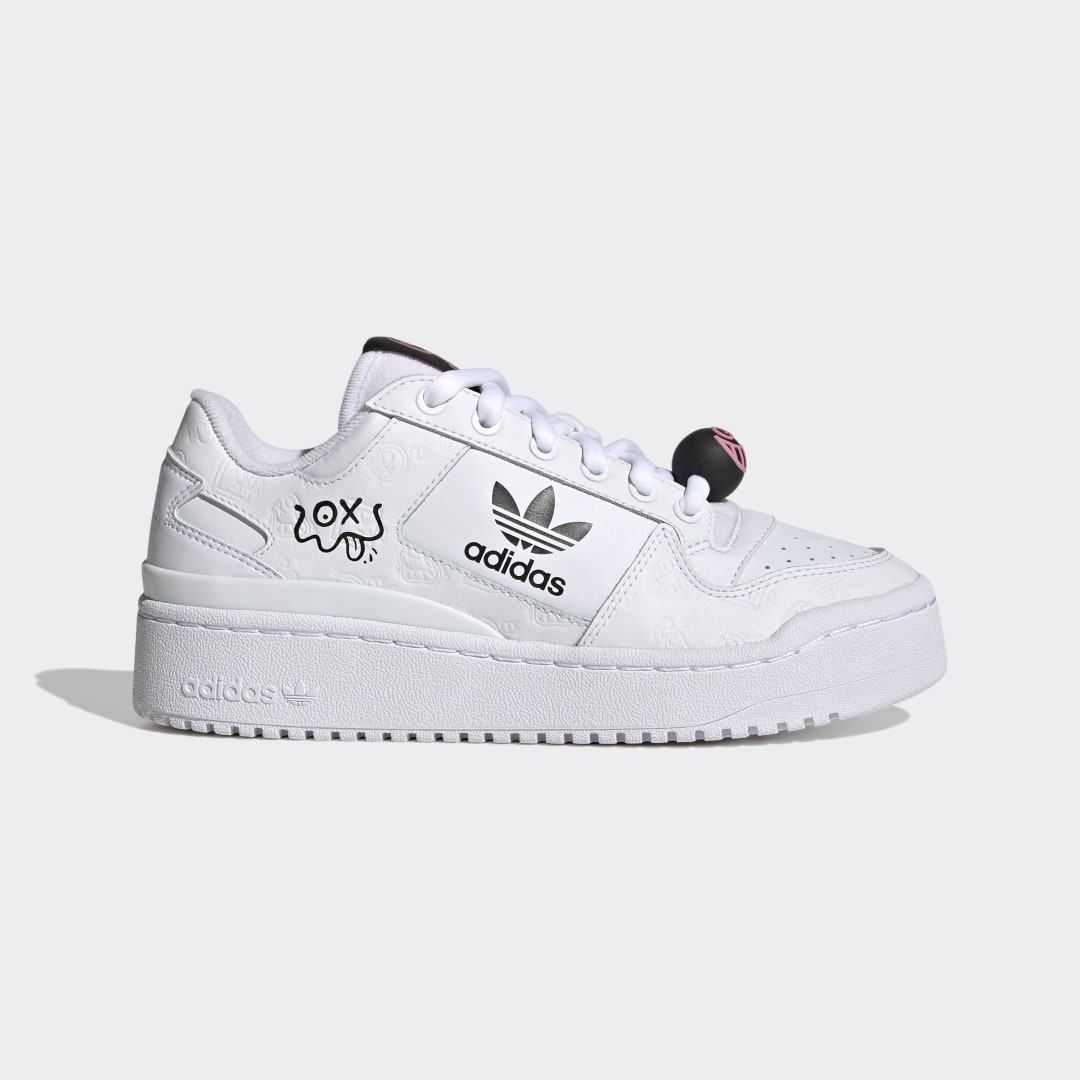 Adidas Forum Bold damessneaker zwart en wit