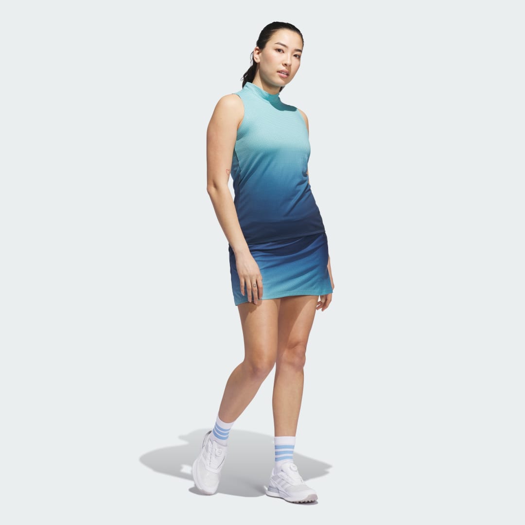 Adidas Ultimate365 Gradient Mouwloze Mock Neck Top