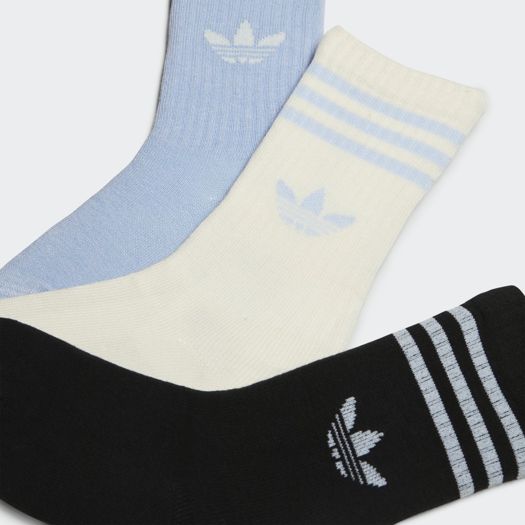 

adidas Medias Clásicas 3 Pares Niño, Blanco