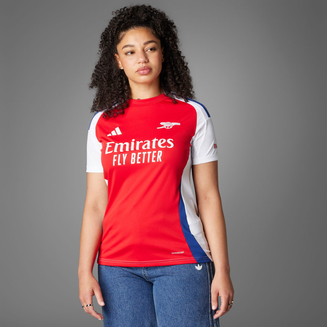 Adidas Arsenal FC 2024 25 Home Shirt Dames Red- Dames Red