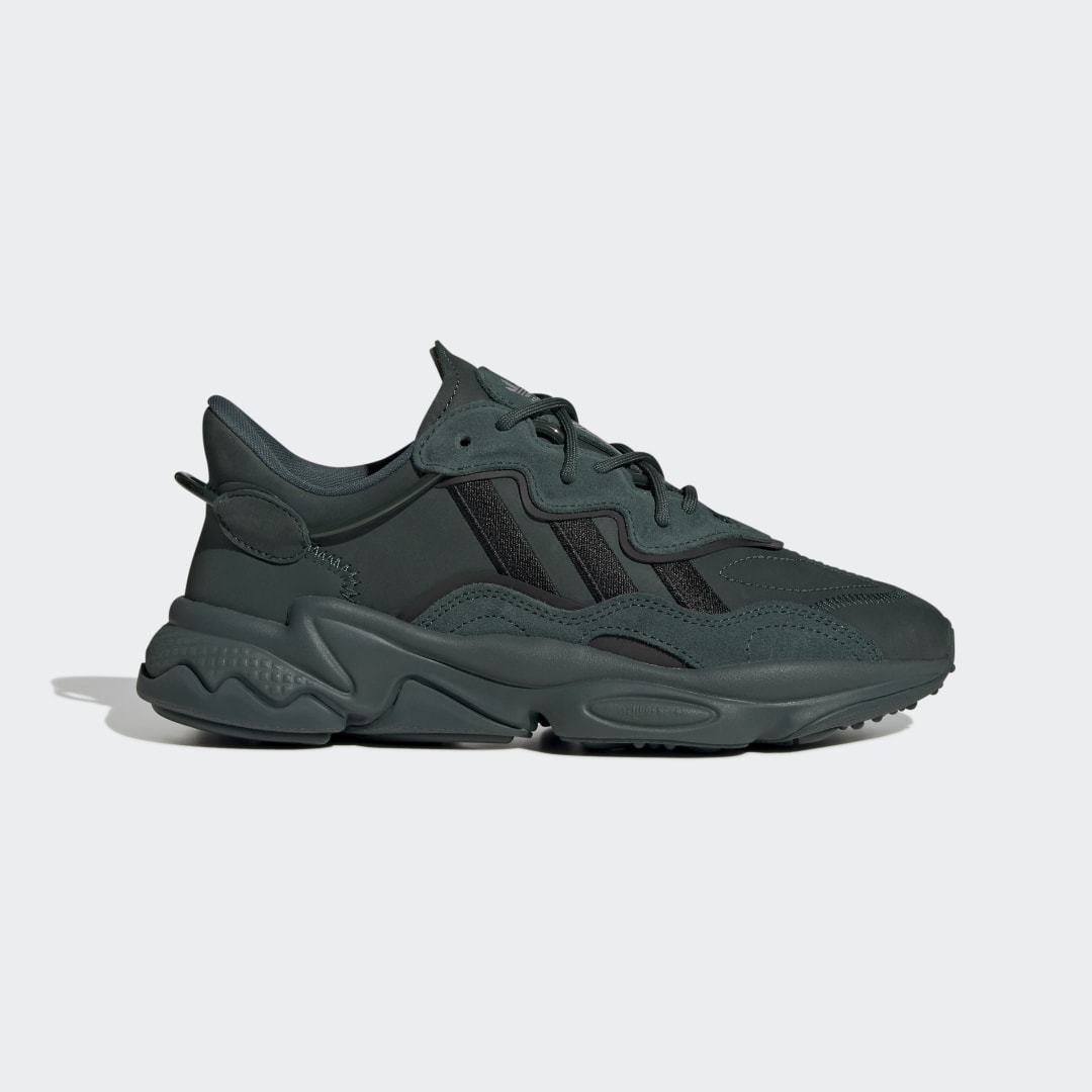 Adidas Ozweego damessneaker zwart, groen en wit