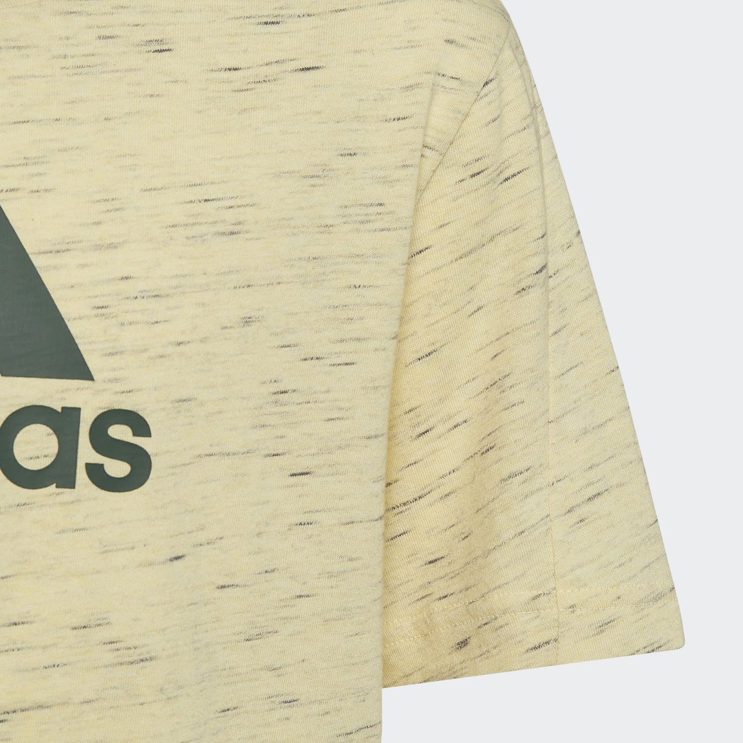 

adidas U BOS TEE Niño, Amarillo