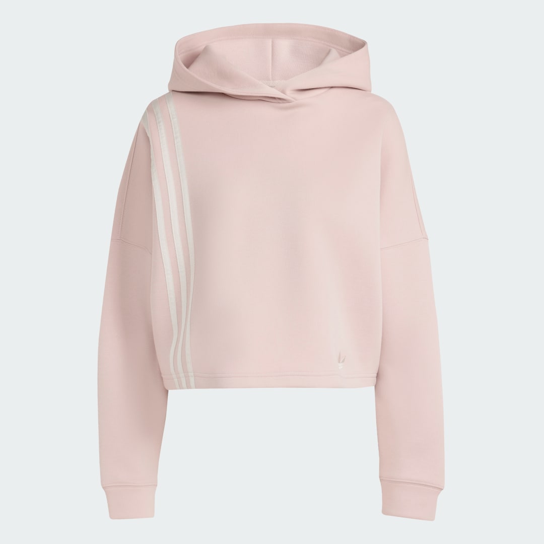 Sweat shirt à capuche Off Placed 3 Stripes - vue 4