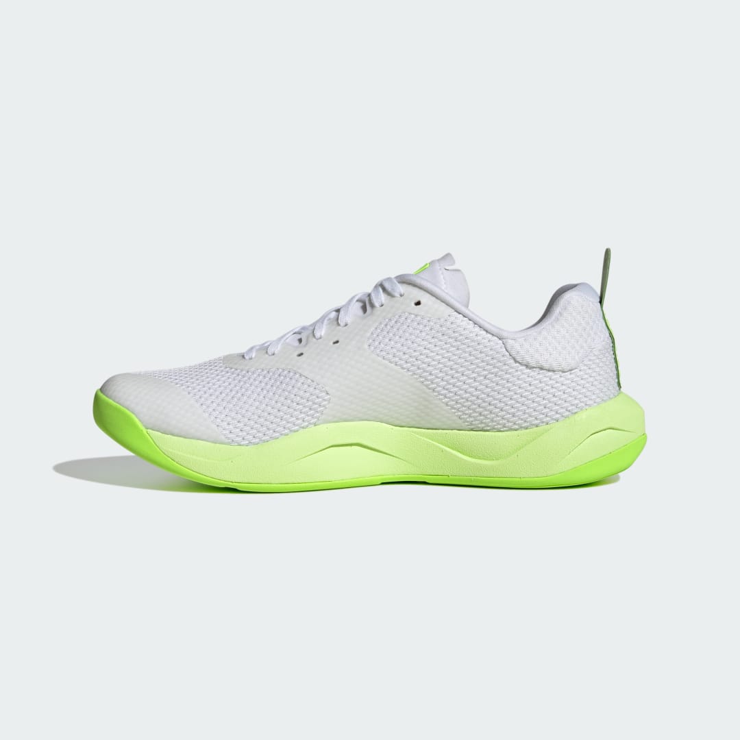 adidas Tenis Rapidmove Unisex, Blanco/pulse lime/lucid lemon