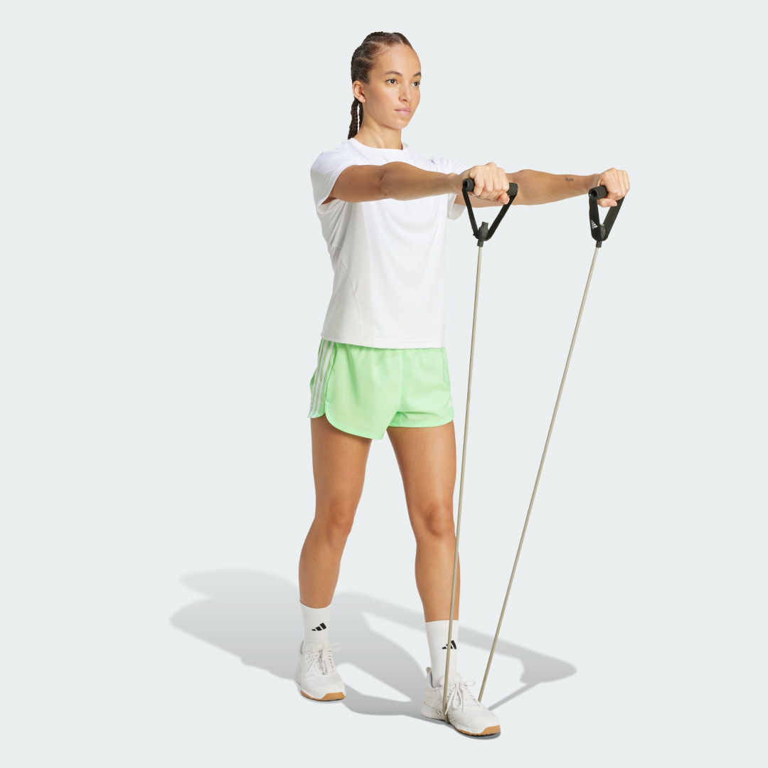 Adidas Pacer Training 3-Stripes Geweven High-Rise Short