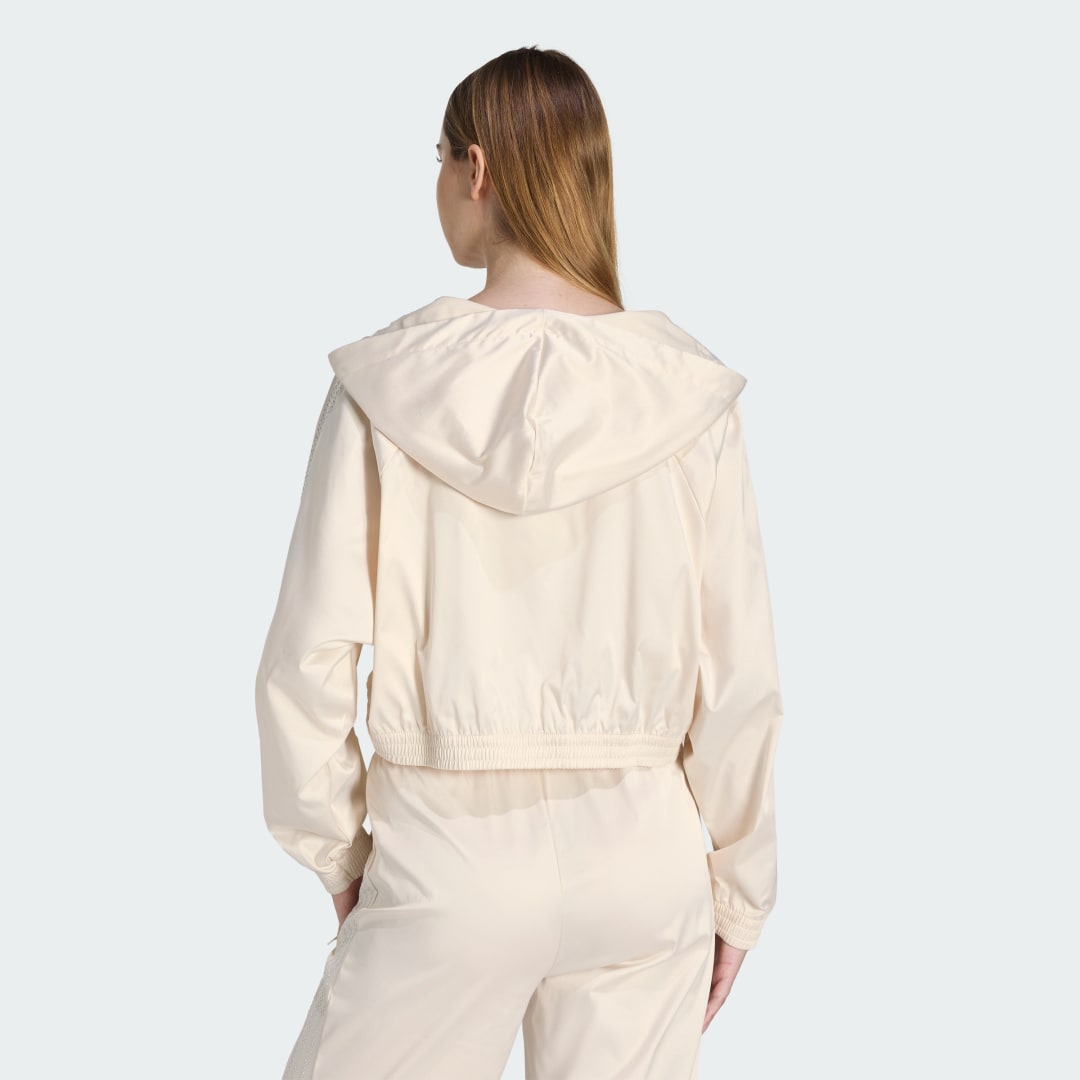 SWEAT SHIRT À CAPUCHE ZIPPÉ PEARL CROPPED - vue 6