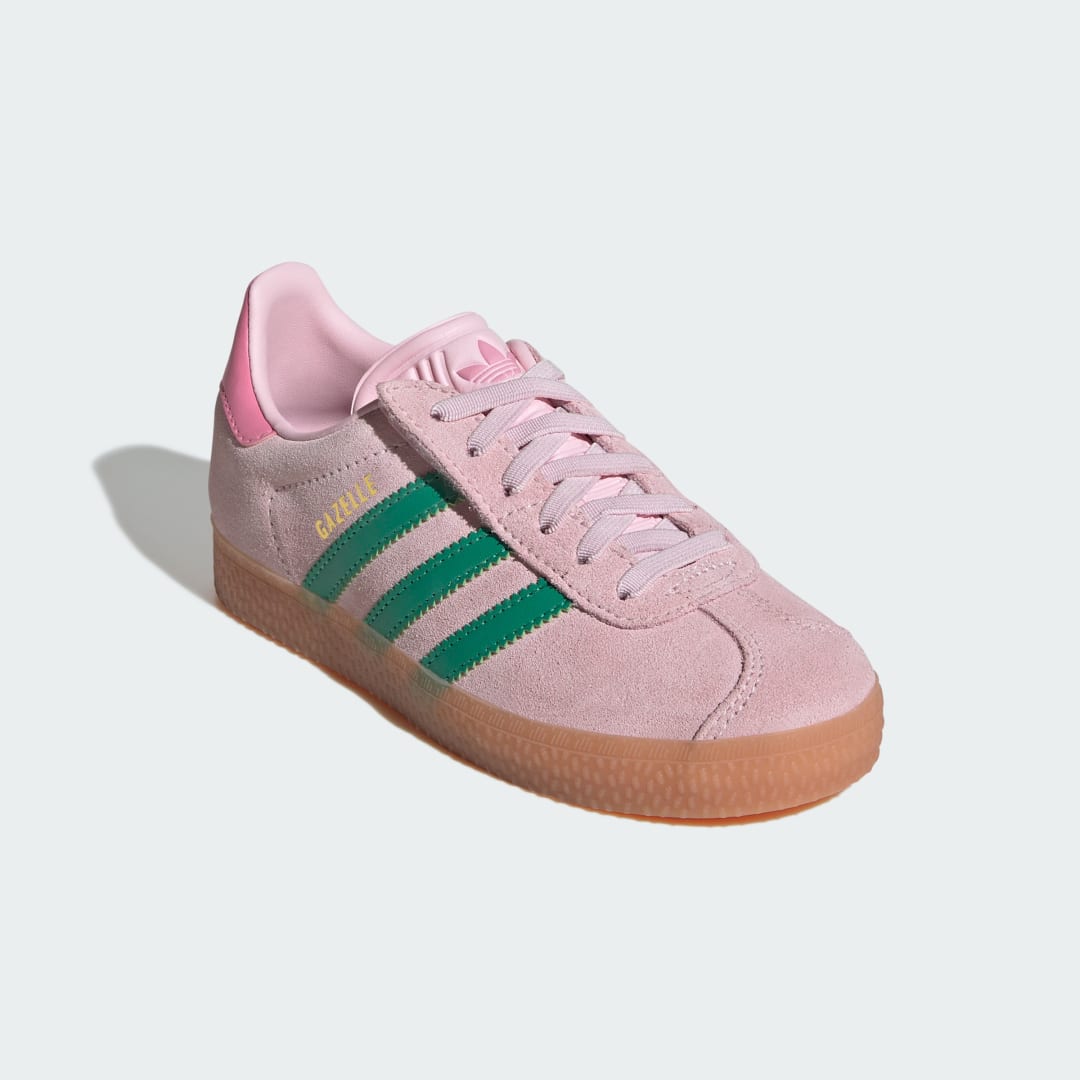 Adidas Gazelle sneaker Clear Pink / Court Green / Bliss Pink