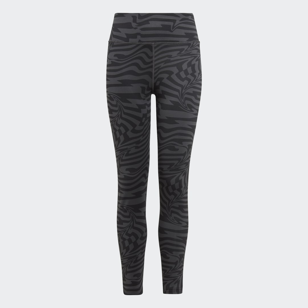 Legging 7/8 taille haute à poche et imprimé intégral Optime AEROREADY Enfants