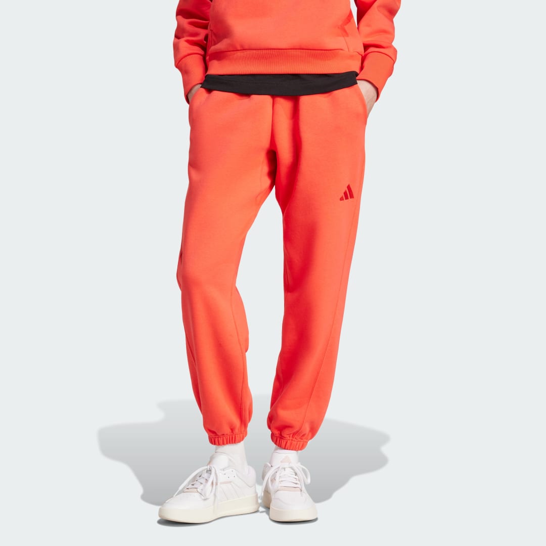 Adidas Fluo Sportieve Broek Alle Seizoenen Red Dames