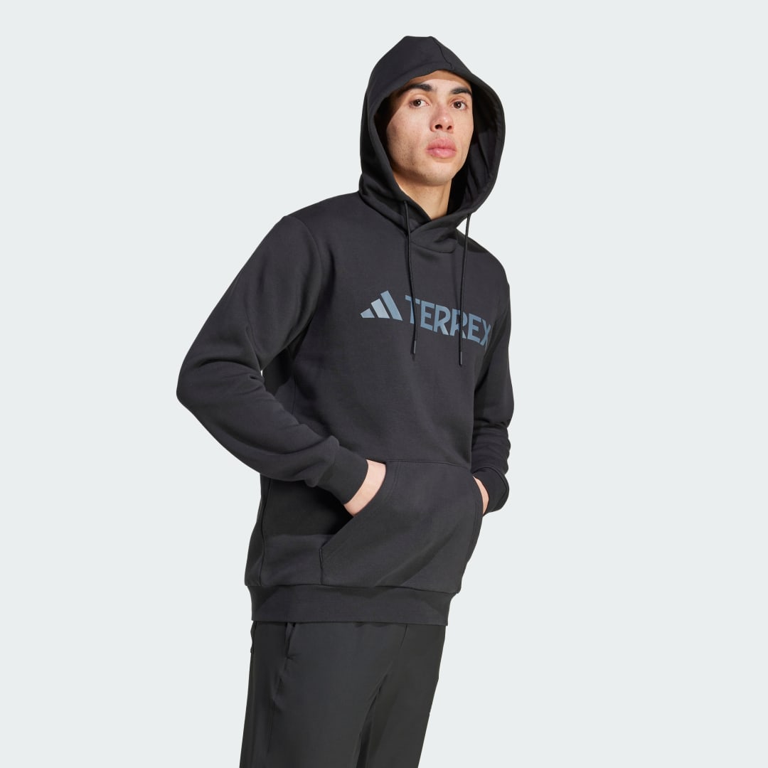 adidas Homme Terrex Large Logo Hoodie - vue 3