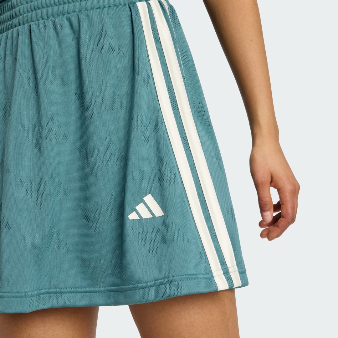 Adidas Stadium 3-Stripes Tennis Inspired Jacquard Rok met Short