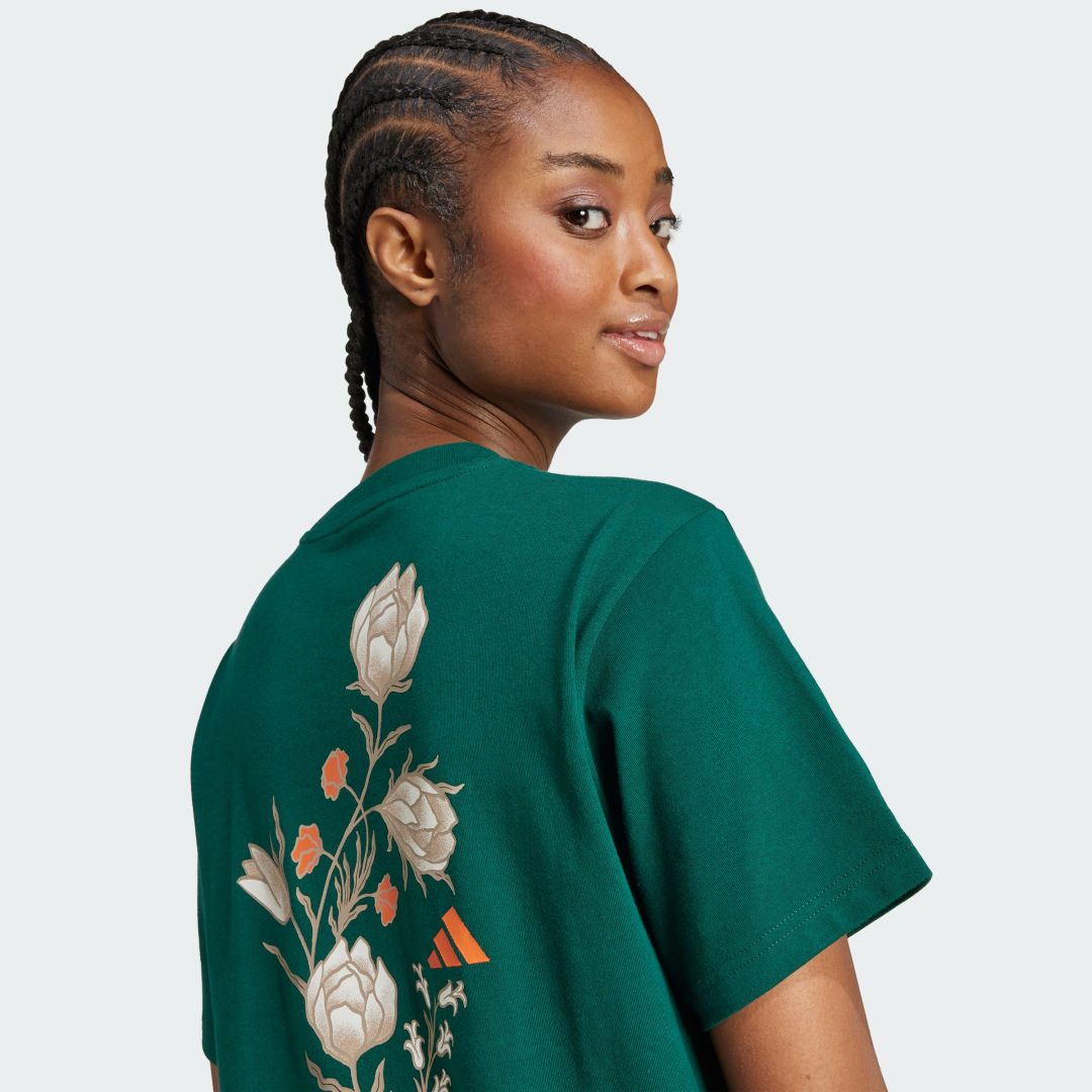 Adidas Tiro Floral Graphic T-shirt