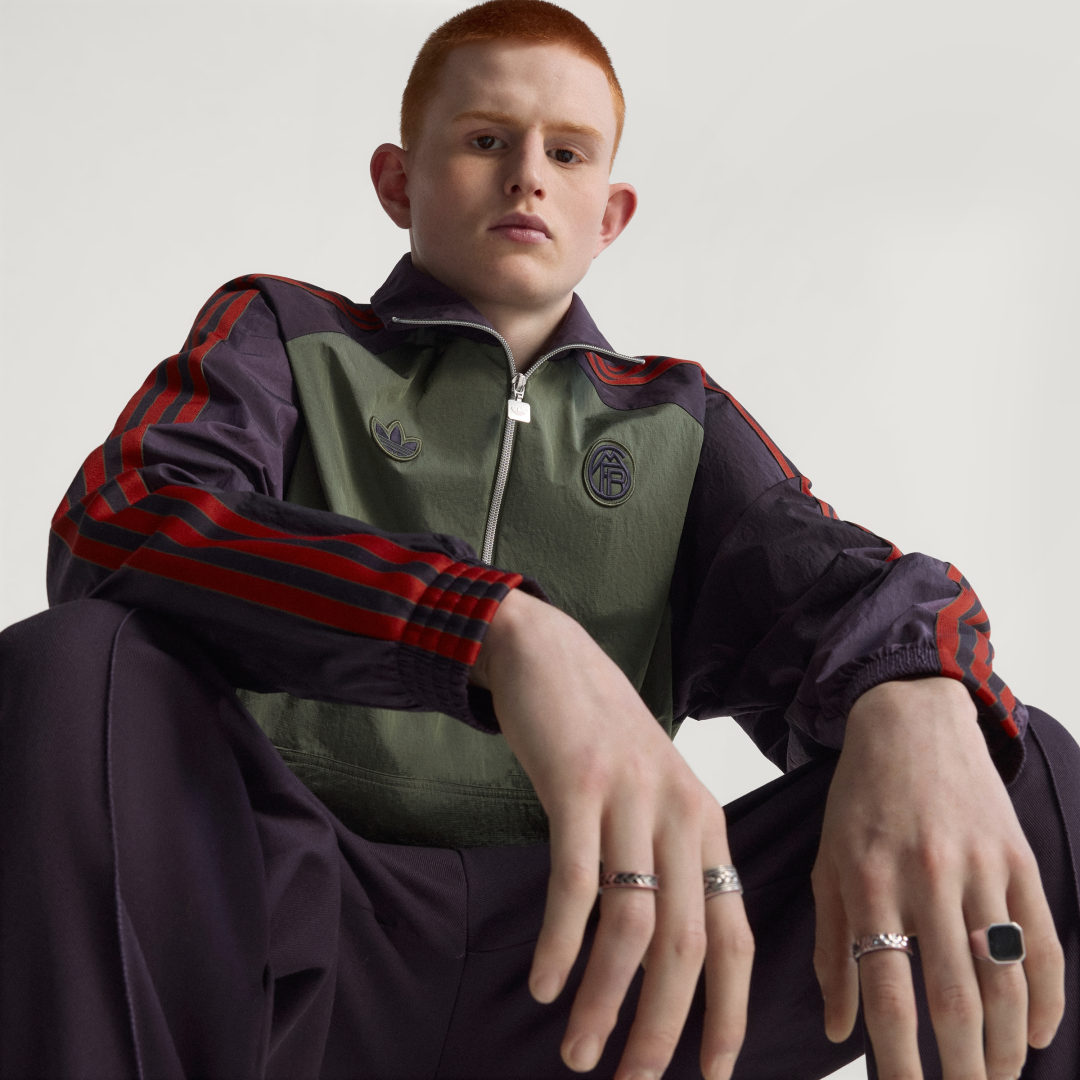 Veste demi zip FC Bayern Terrace Icons - vue 3