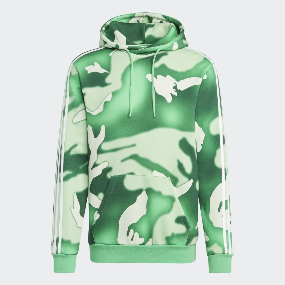 Lime green online camo hoodie
