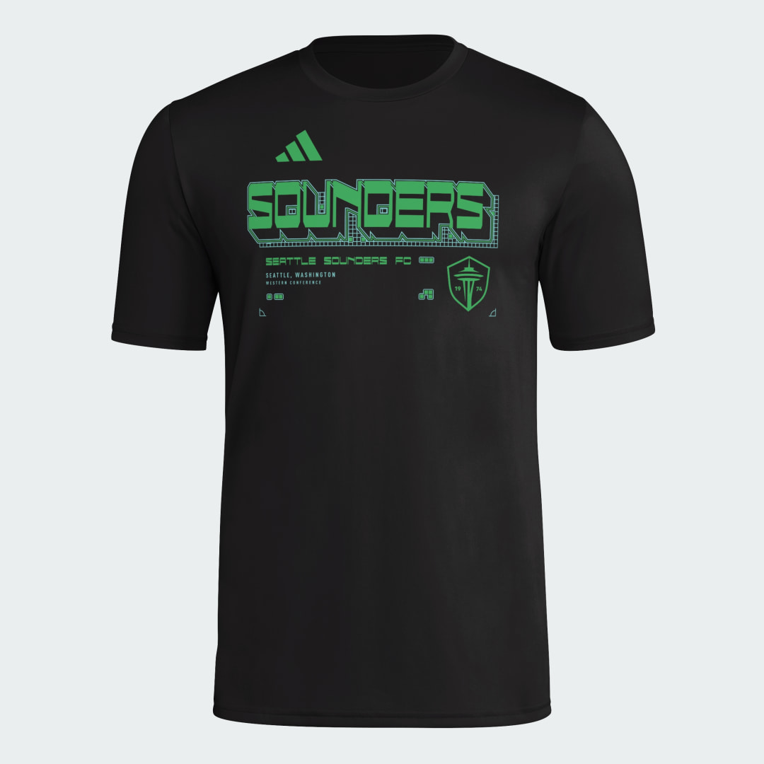 adidas SEATTLE SOUNDERS FC MEN’S SHORT SLEEVE PREGAME T-SHIRT - $40.00 at Adidas
