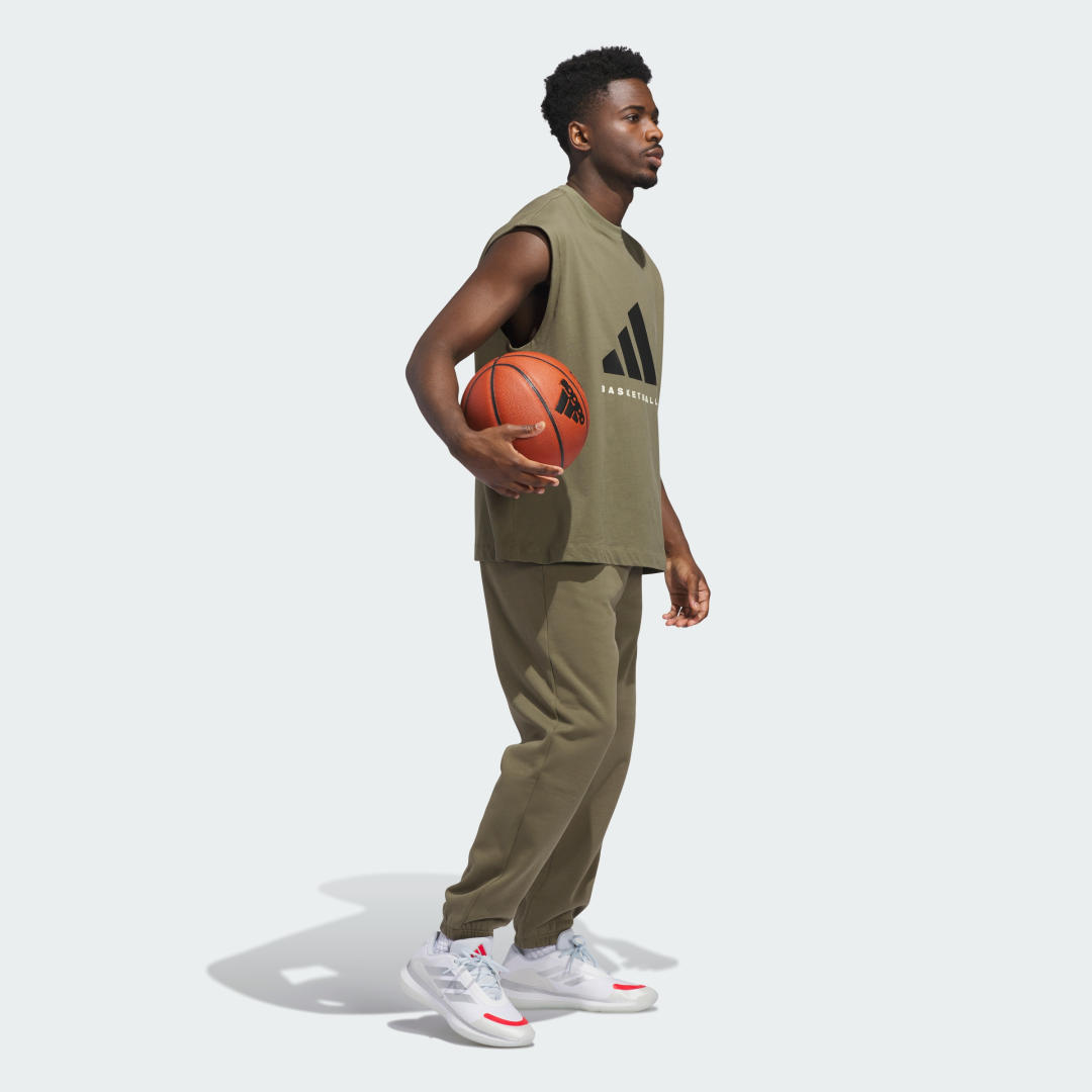 Adidas Basketball Fleece Joggingbroek (Uniseks)