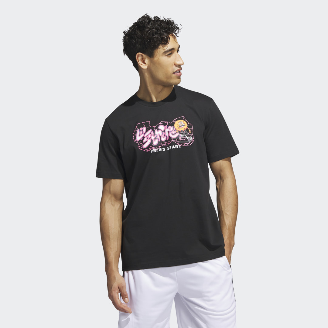 Camiseta Lil' Stripe Metaverse Gaming Homem adidas