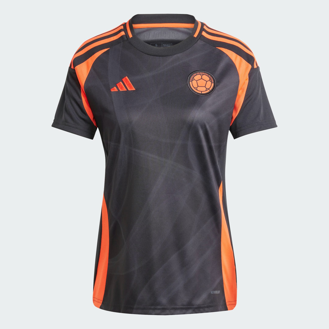 

adidas Camiseta Visitante Selección Colombia 24 Mujer, Negro