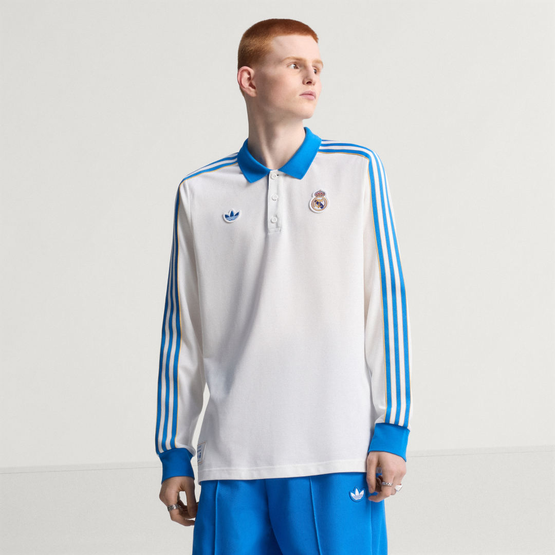 Adidas Real Madrid Terrace Icons Longsleeve Poloshirt