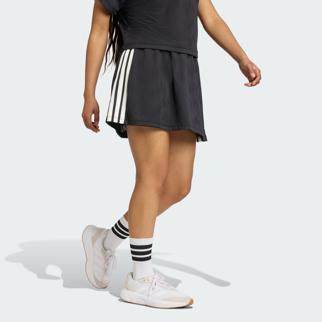 Adidas Stadium 3-Stripes Tennis Inspired Jacquard Rok met Short