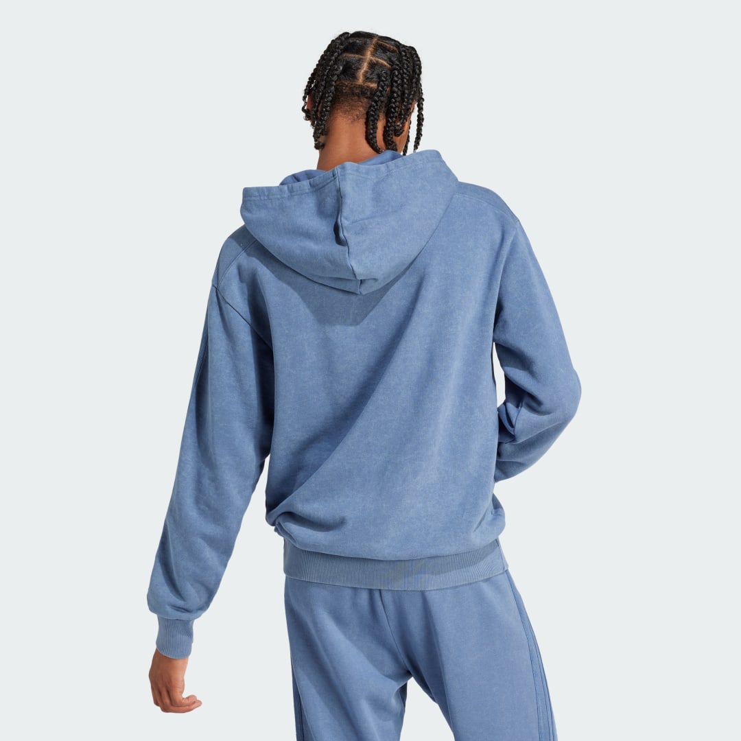 

adidas Buzo con Capucha ALL SZN 3 Rayas Garment Wash Hombre