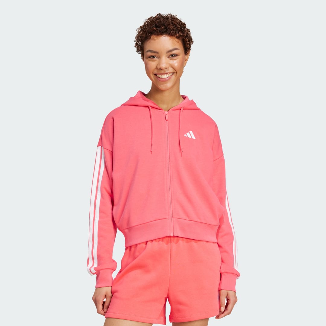 Adidas Essentials 3-Stripes French Terry Ritshoodie