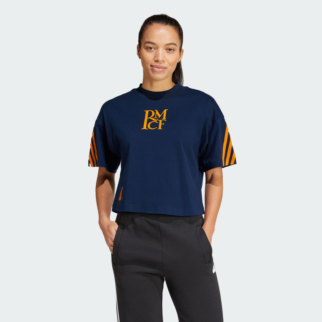 Adidas Real Madrid Future Icon T-shirt Blauw- Dames Blauw