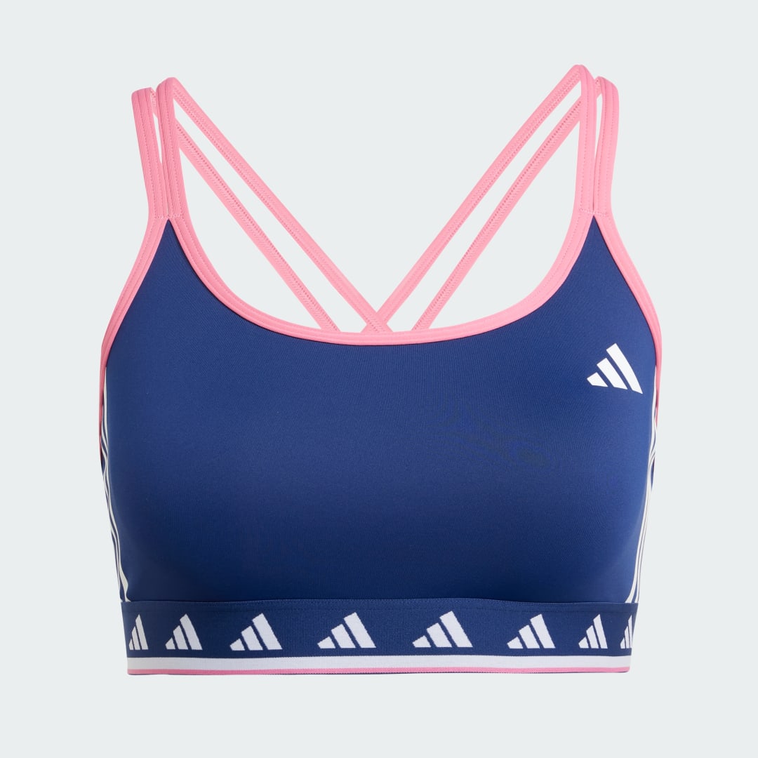 Adidas Hyperglam Double Strap Color Pop Bralette