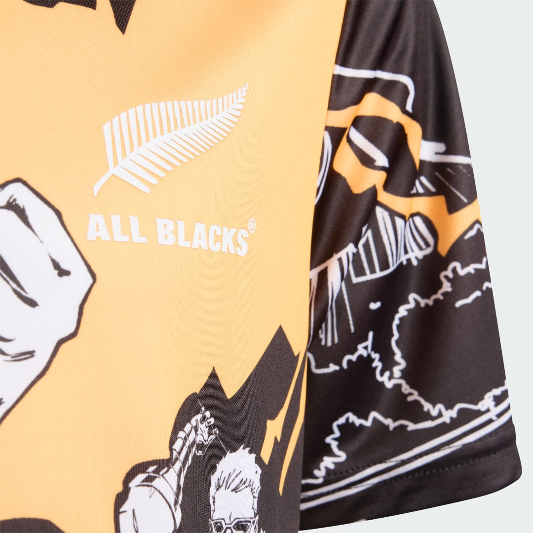 MAILLOT ALL BLACKS MARVEL CAPTAINS RUN ENFANTS - vue 3